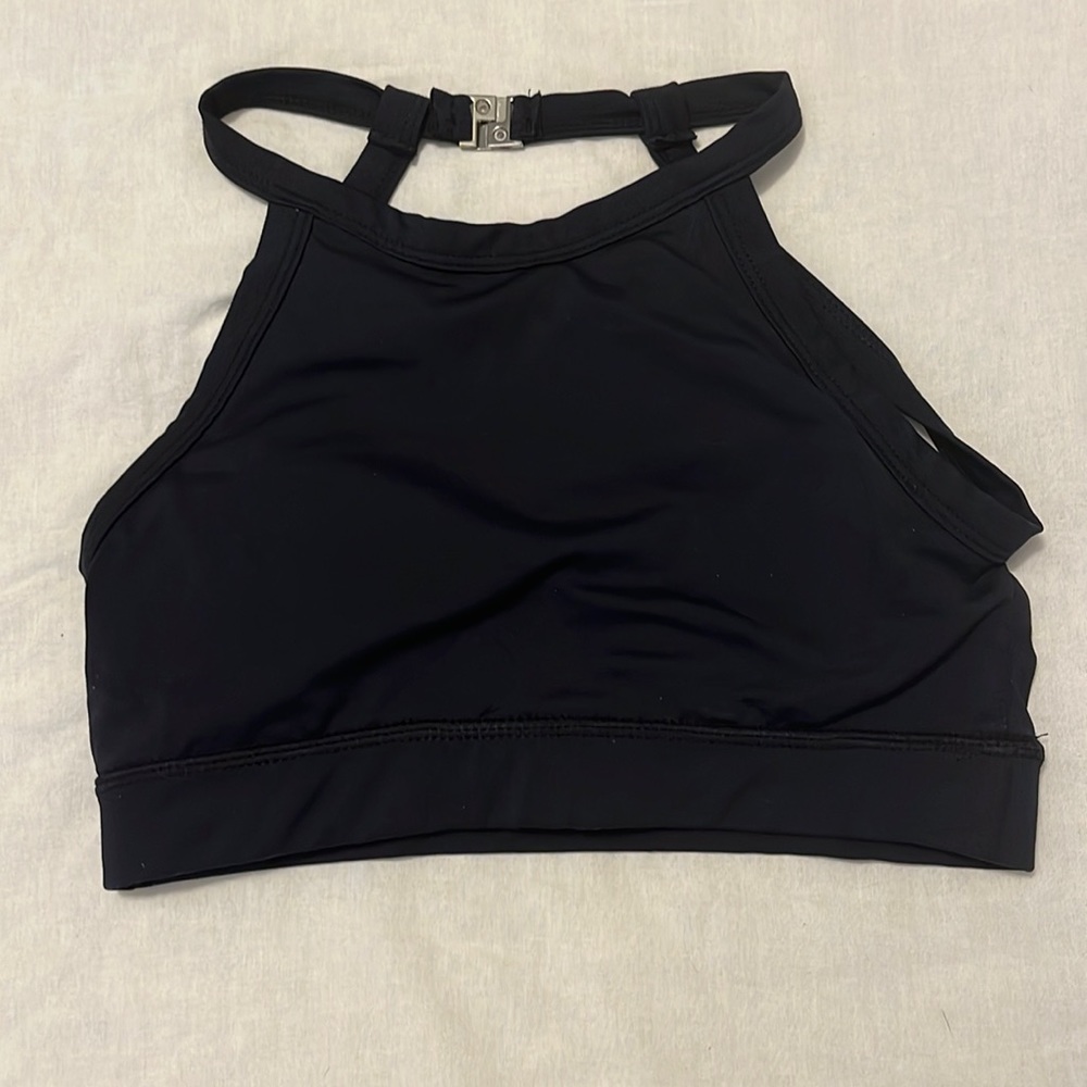 Black BuffBunny backless black sports bra XS